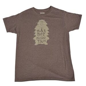 Marmot Men's Short Sleeve Marmot Mountain Graphic T-Shirt Brown Size Medium